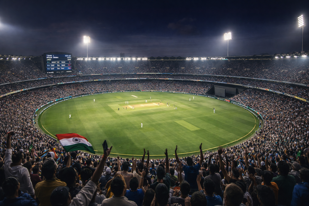 cricket live match stadium India online betting