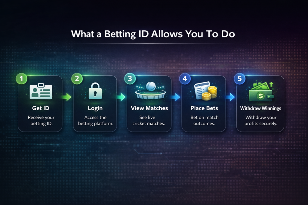 how to use an online cricket betting ID