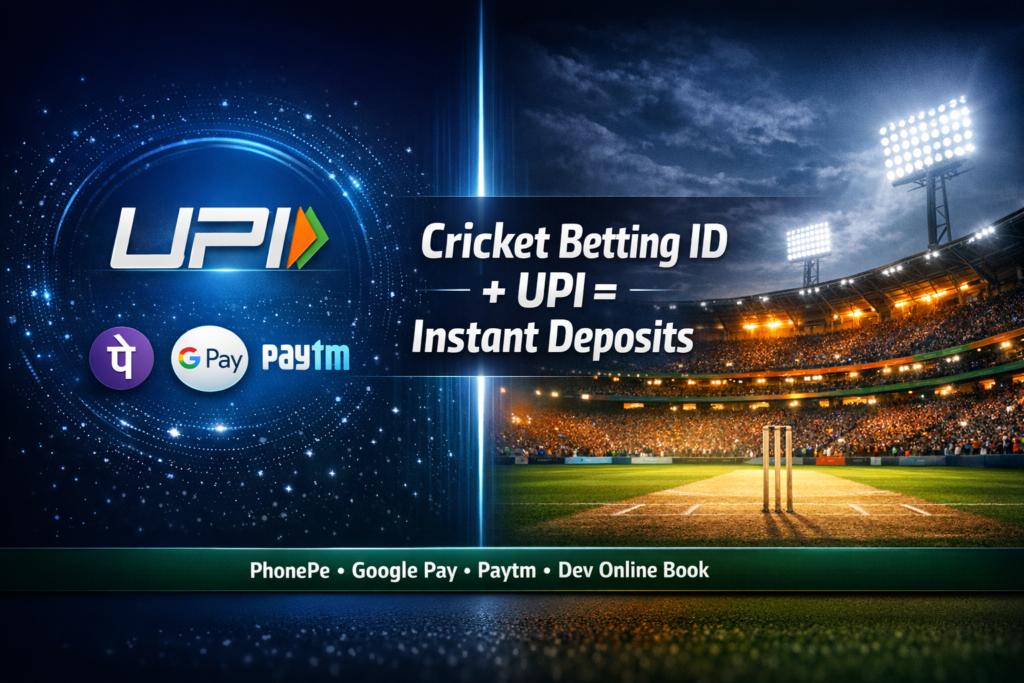Cricket betting ID UPI payment guide India – instant deposit withdrawal – Dev Online Book