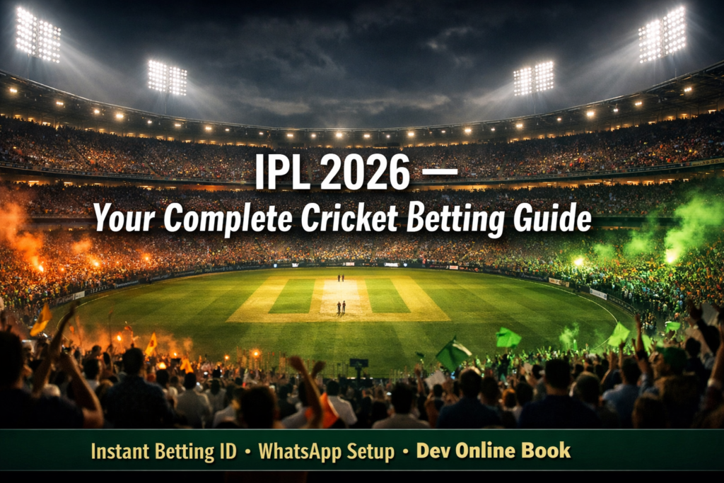 Best cricket betting ID for IPL 2026 – complete beginner's guide by Dev Online Book