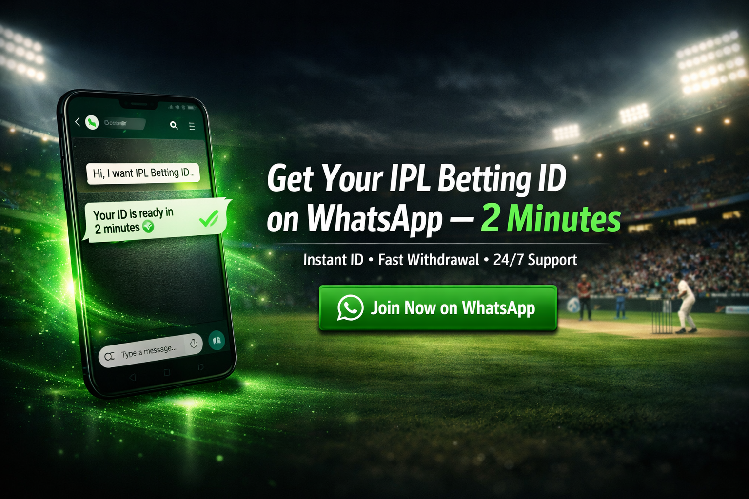 Get IPL Betting ID on WhatsApp 2026 — Dev Online Book