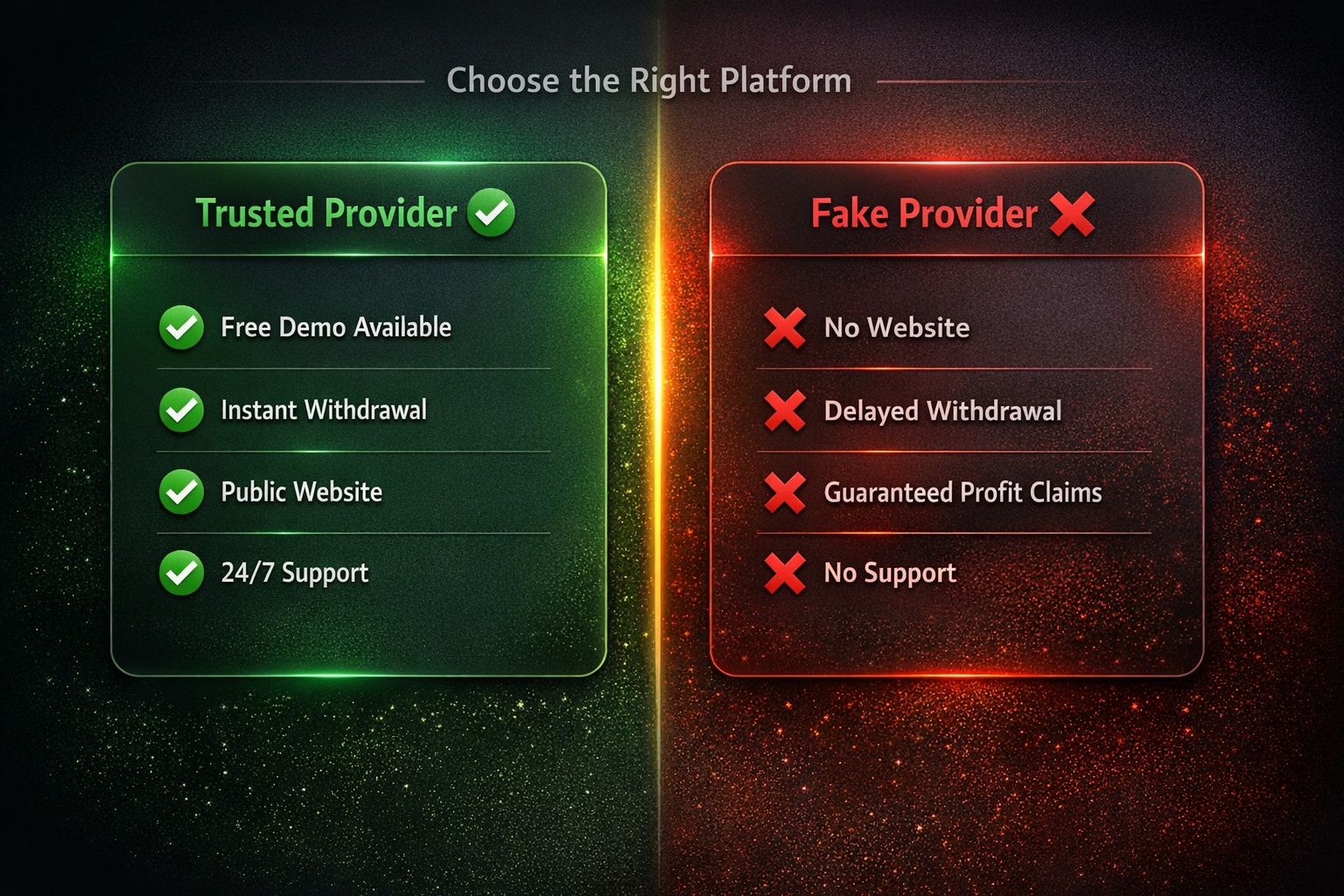 Trusted vs Fake Cricket Satta ID provider comparison India 2026