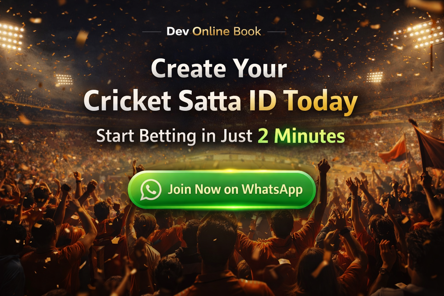 Create Cricket Satta ID Online Today — Dev Online Book IPL 2026